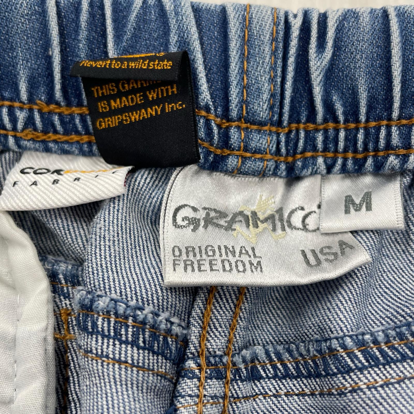 デニムパンツ Gramicci ×GRIP SWANY デニムクライミングパンツ GUP-19S846 インディゴ (M) M ブルー