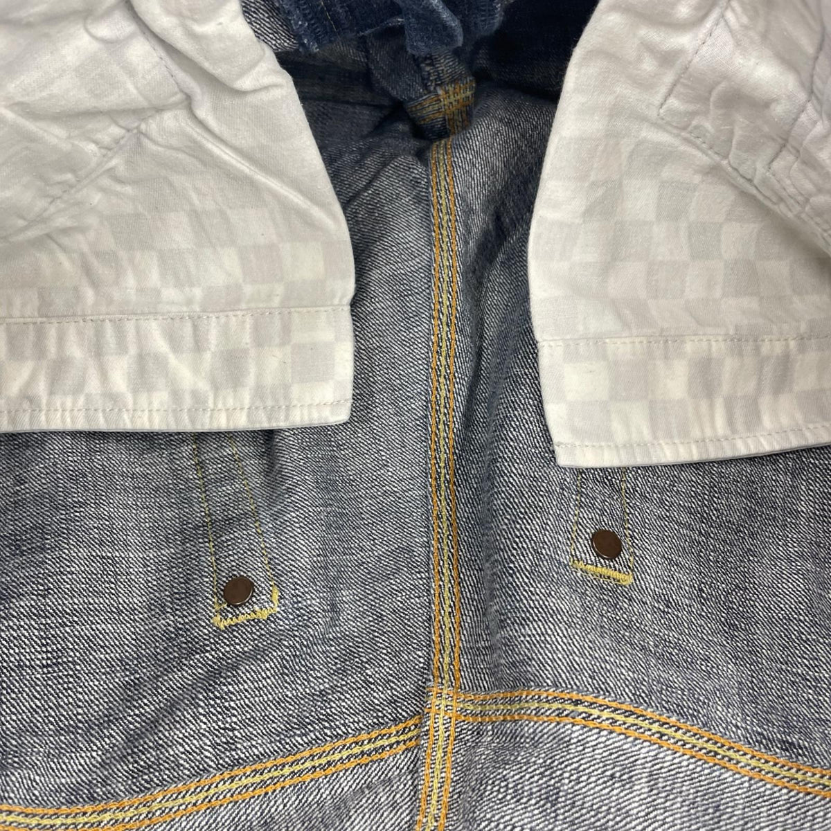 デニムパンツ TROPHY CLOTHING ダブルニー 紺 36 36 ネイビー
