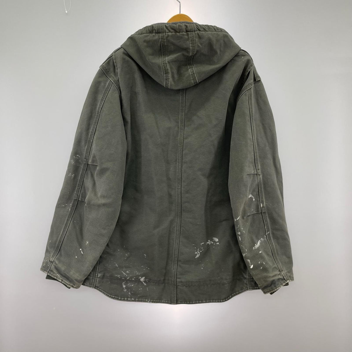ジャケット ダッフルジップパーカー ブラック (M) M カーキ