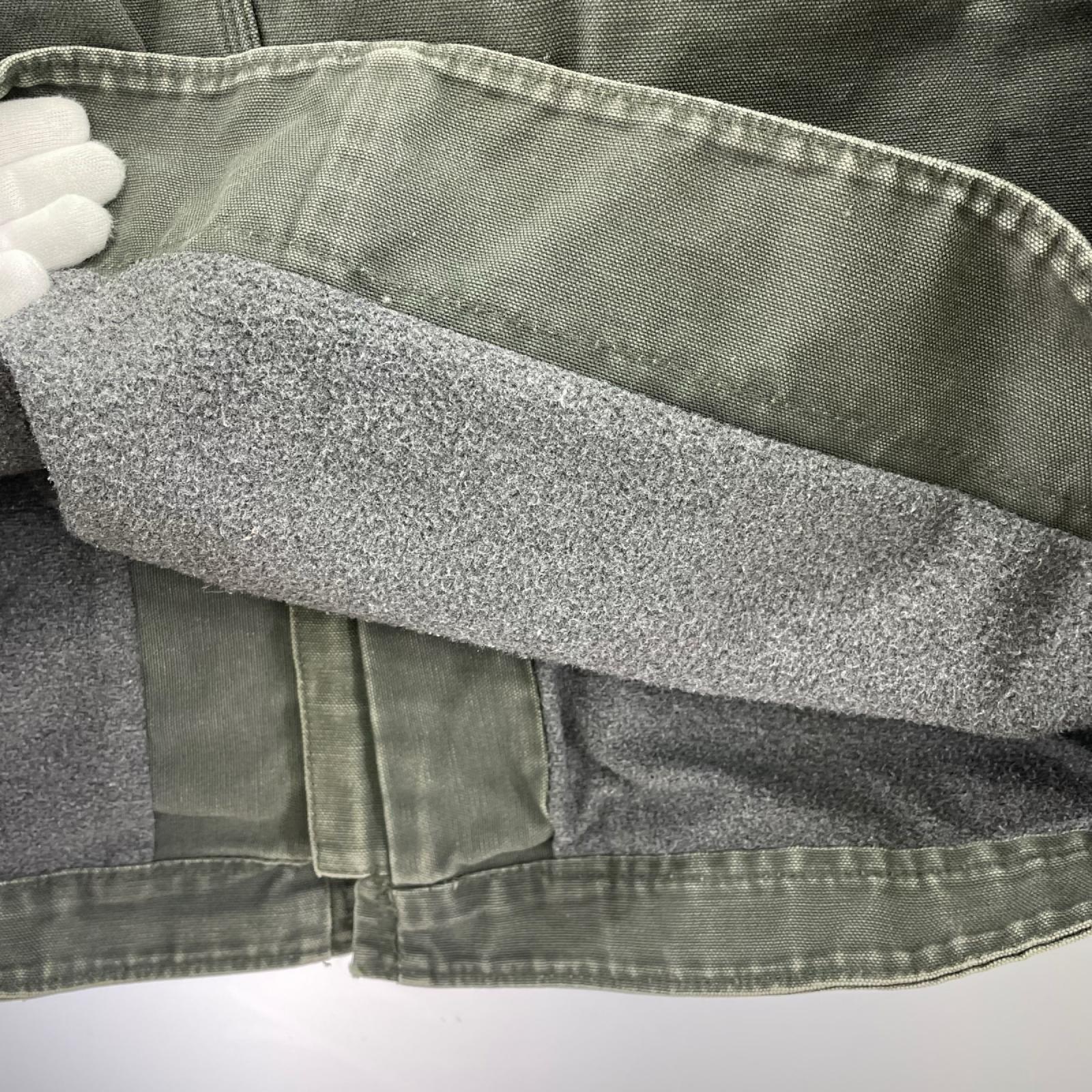 ジャケット ダッフルジップパーカー ブラック (M) M カーキ