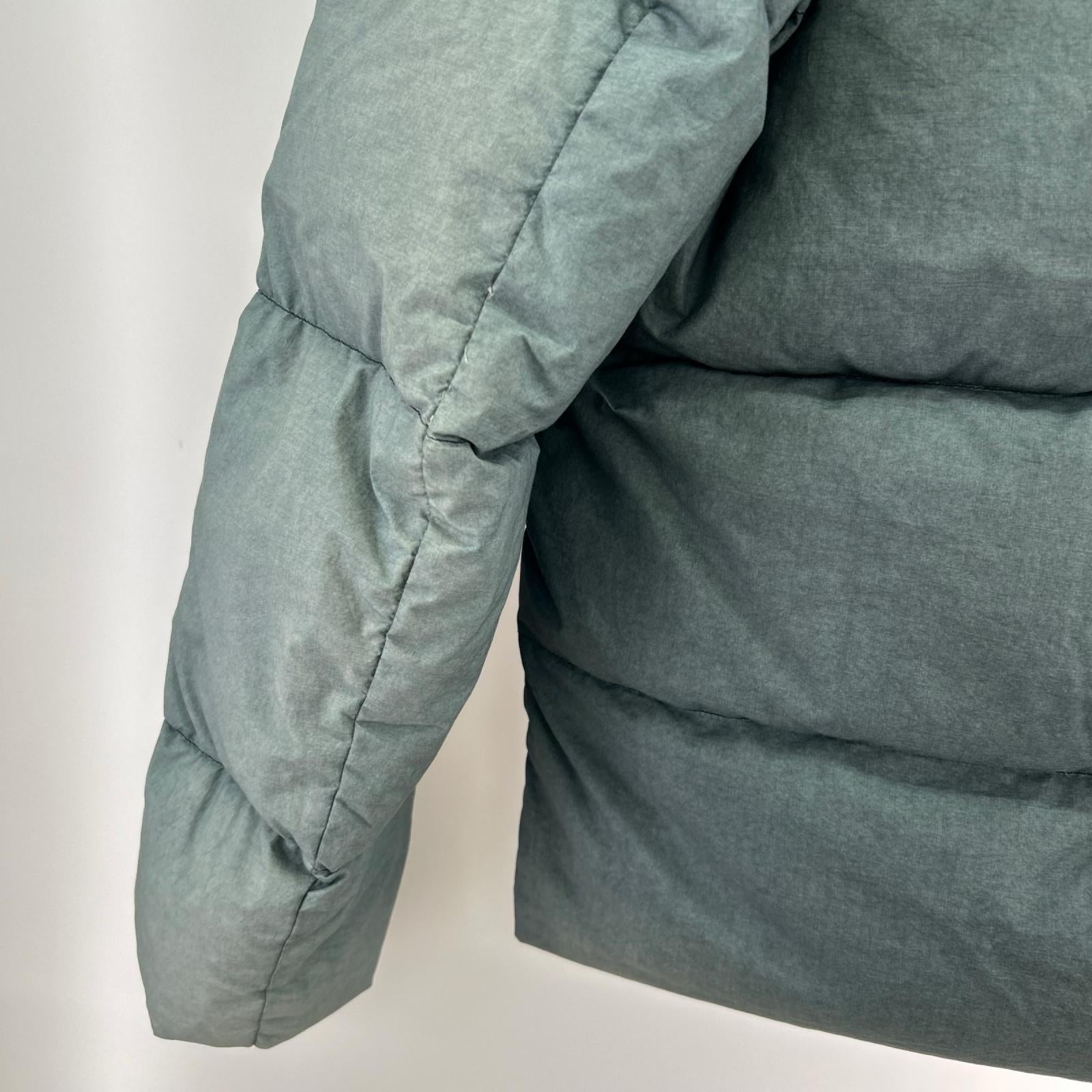 ダウンジャケット Resin Poplin Down-TC Fur Hood JKT GRN M M グリーン