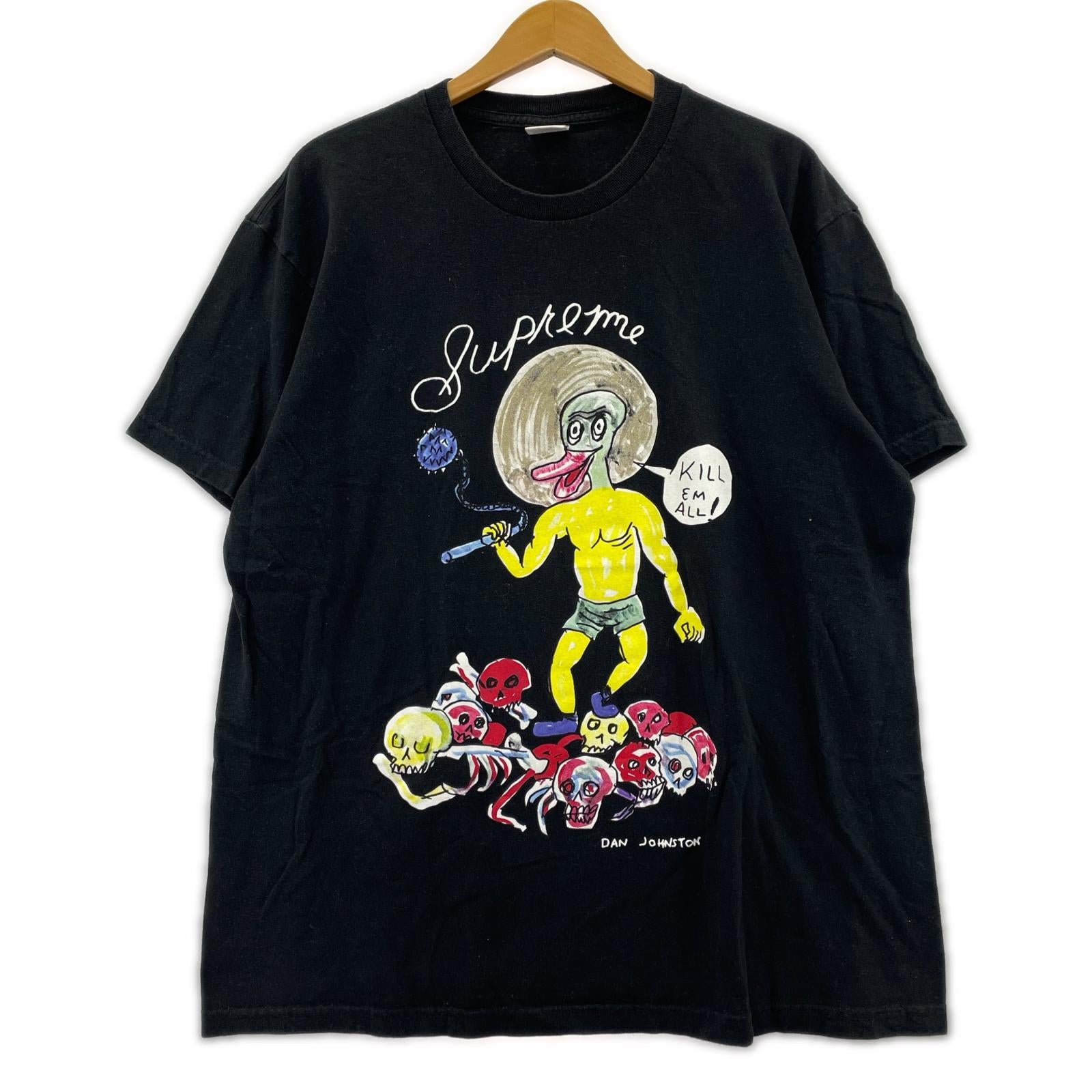 半袖Tシャツ Supreme 20SS Daniel Johnston Kill Em All Tee 黒 (L) L ブラック