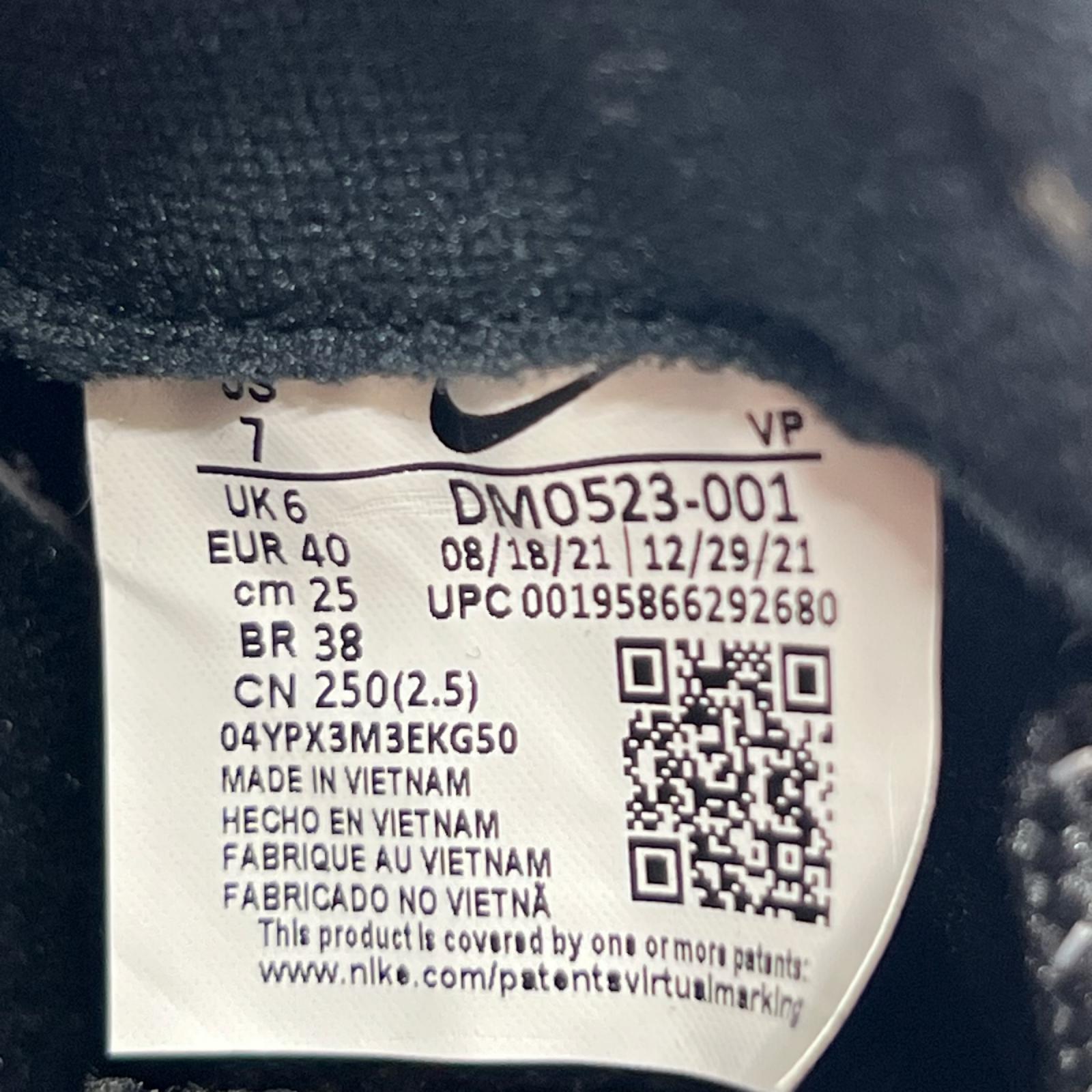 スニーカー AIR ZOOM FLIGHT 95/25cm/DM0523-001 25cm (US7 UK6 1/2 EU40) ブラック