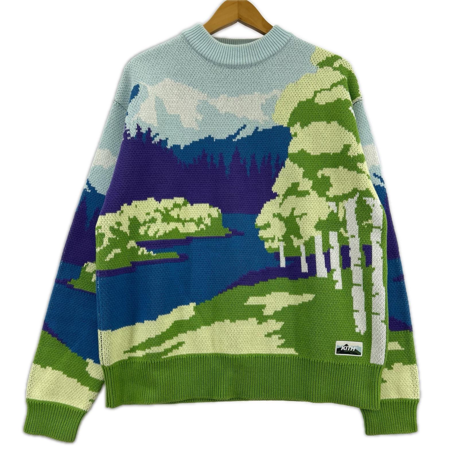 ニット LINWOOD S マルチカラー