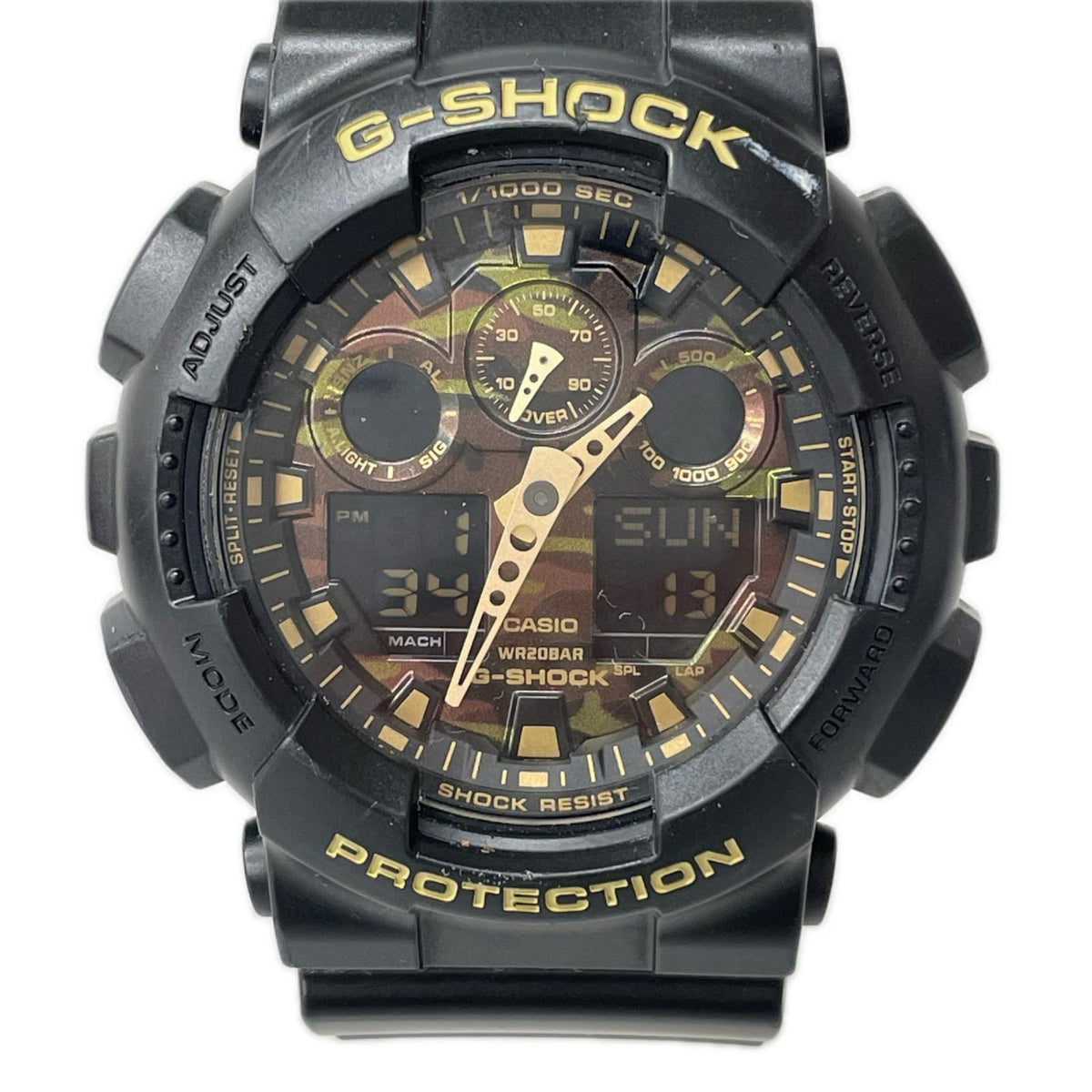 腕時計 GA-100CF ブラック