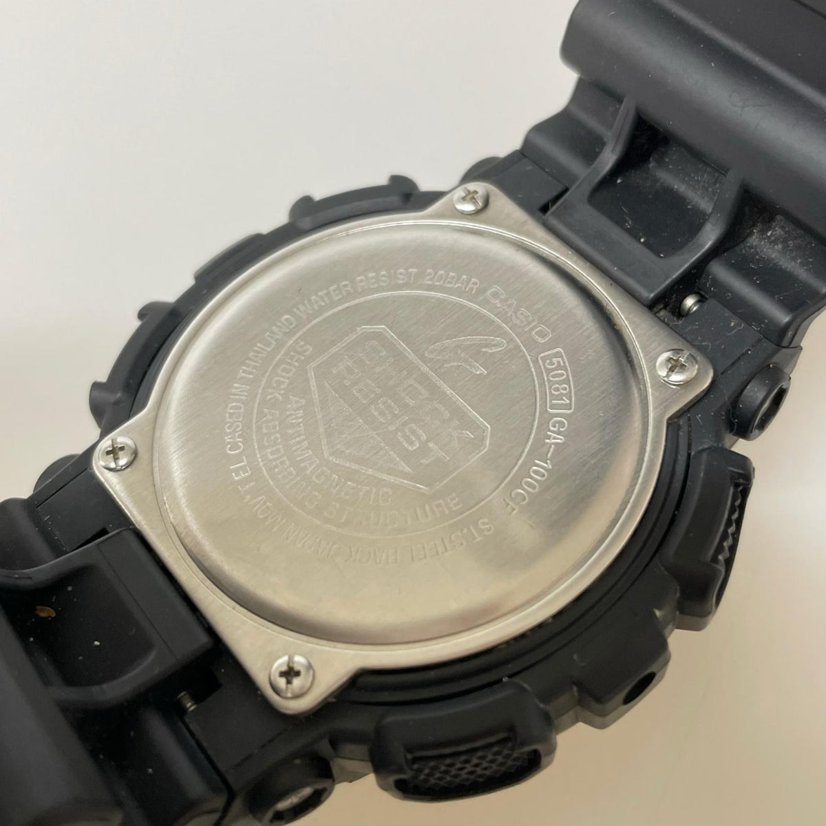 腕時計 GA-100CF ブラック