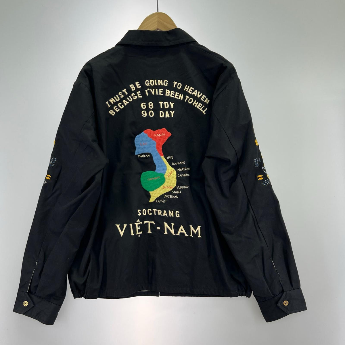 ジャケット ベトジャン ブラック TT15546(L) L ブラック