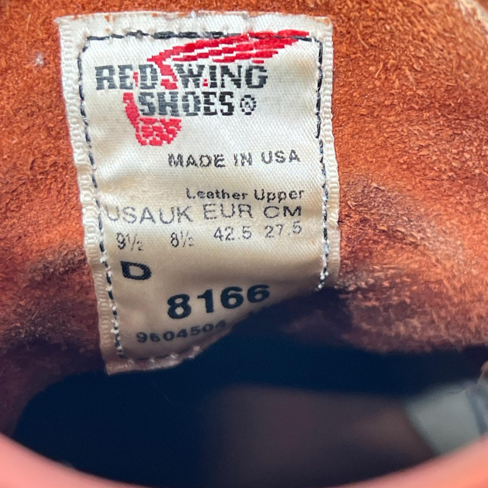 ブーツ 10年製 8166 Classic Round (US9.5D 27.5cm) 赤茶 27.5cm (US9 1/2 UK9 EU45) ブラウン