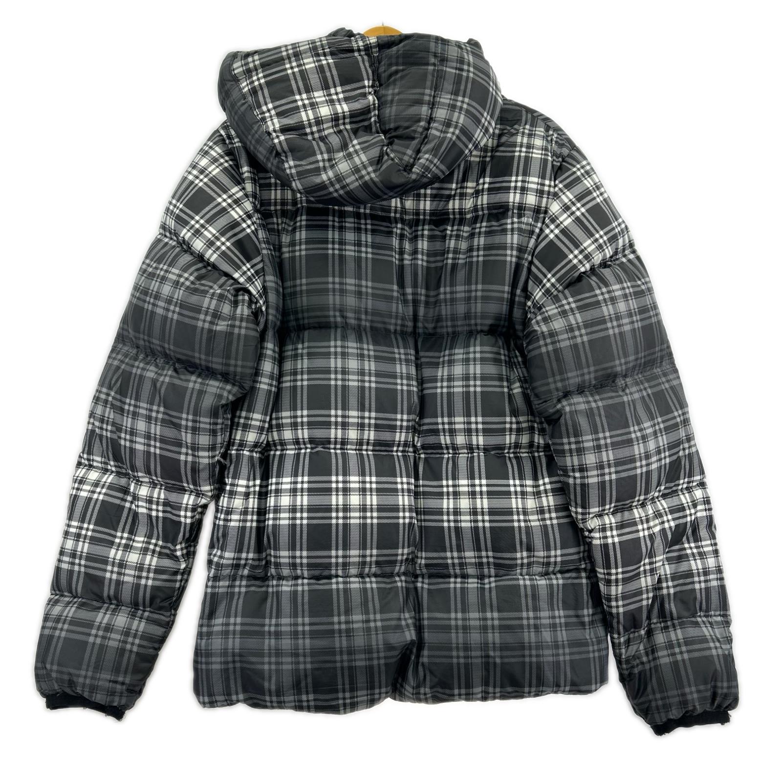 ダウンジャケット NIKE ACG チェックダウンジャケット 黒 (S) S ブラック