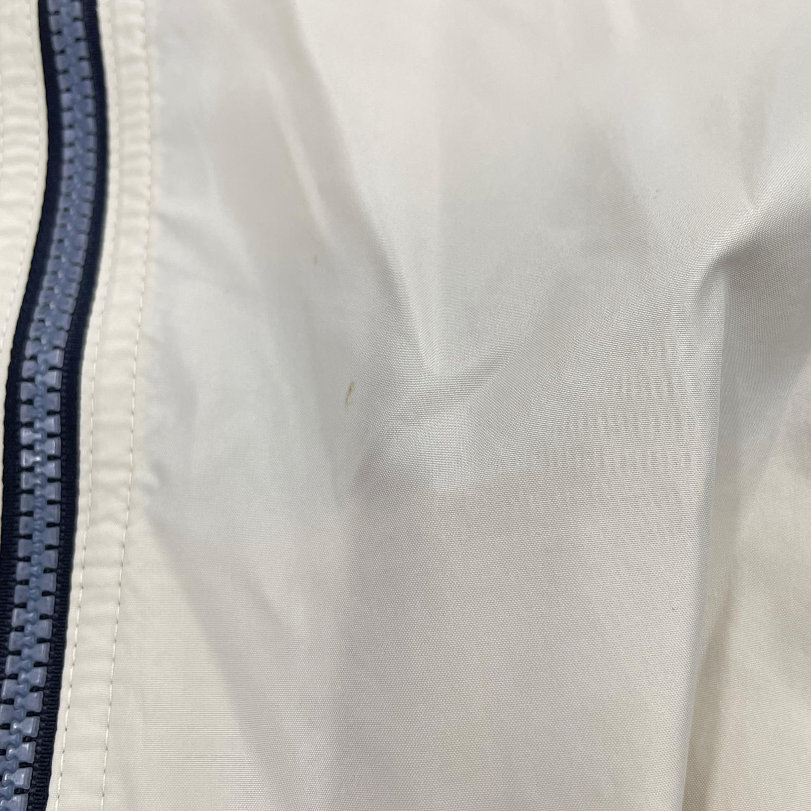 長袖シャツ NIKE ナイロンベスト ブルー×アイボリー (L) L