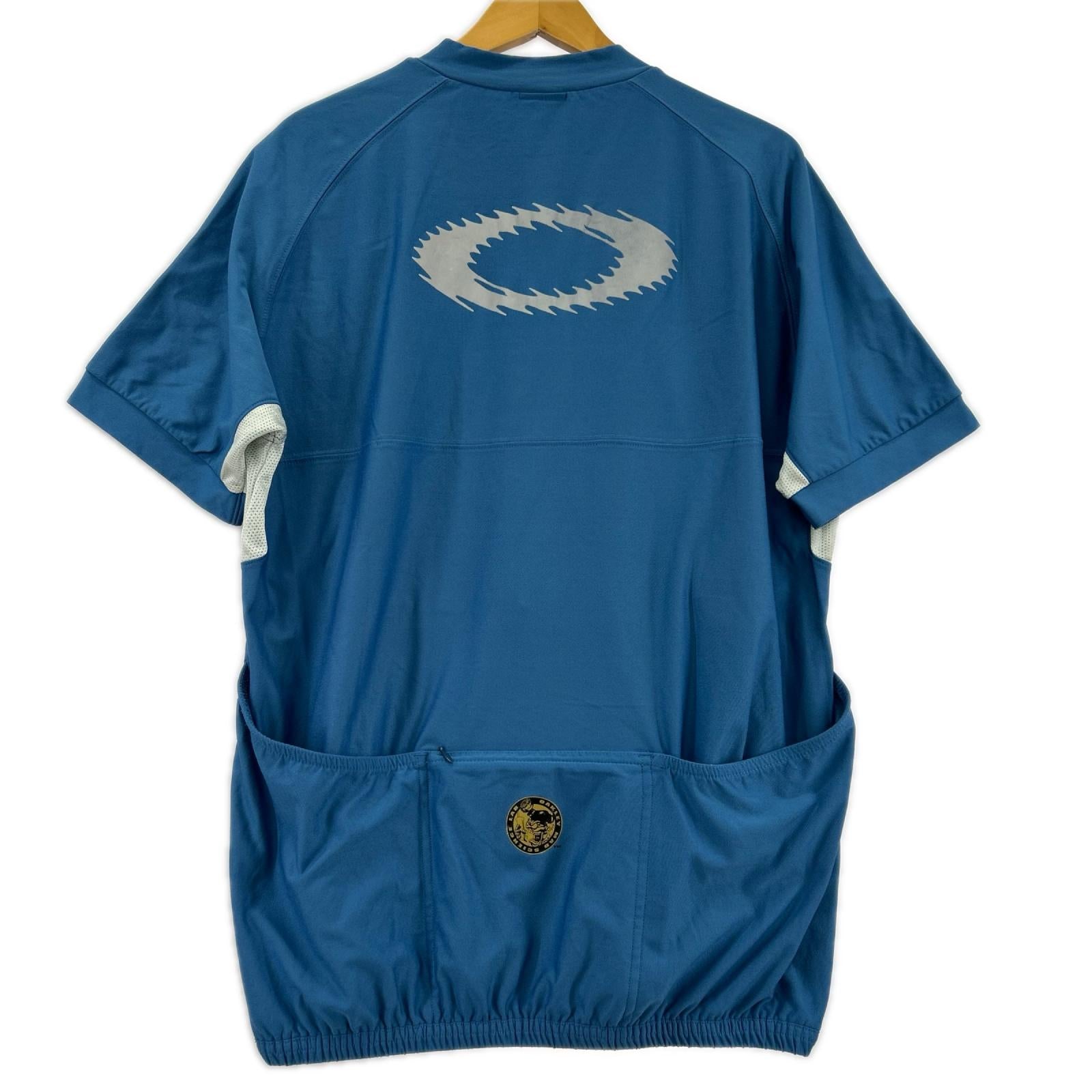 その他トップス OAKLEY サイクリングシャツ 青 (L) L ブルー