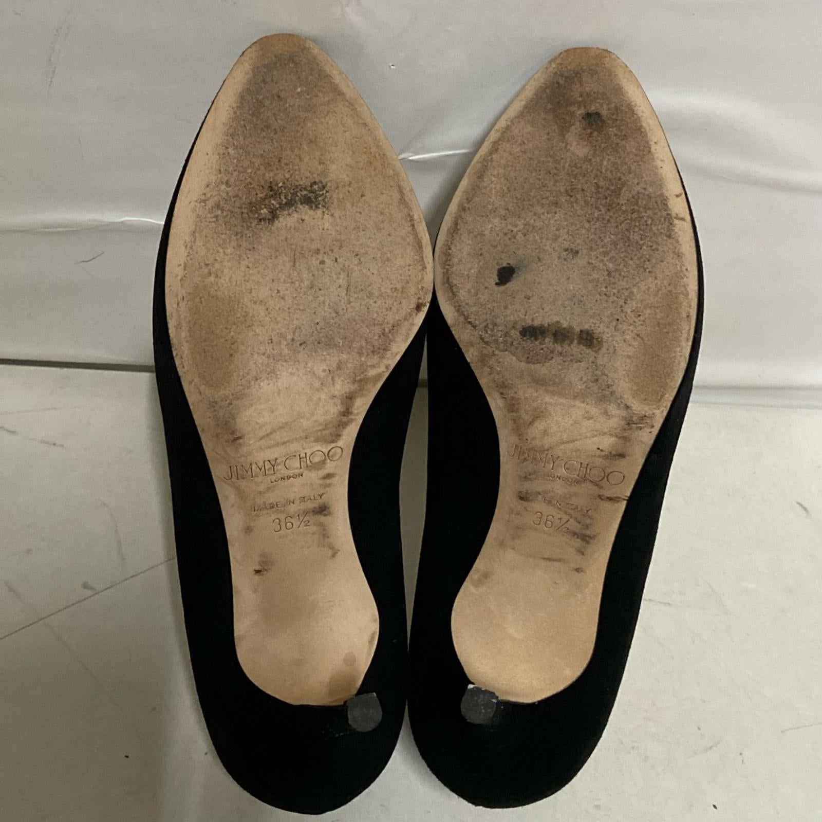 JIMMY CHOO Iスエード パンプス 36 1/2