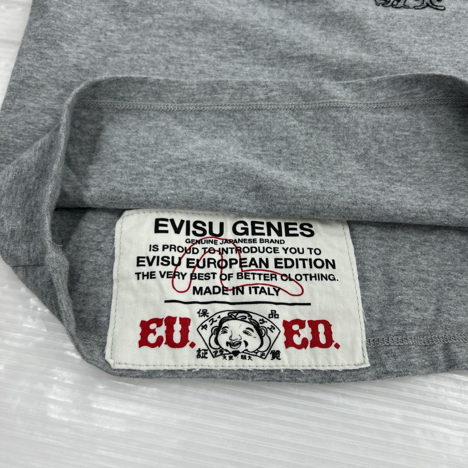 半袖Tシャツ 刺繍カットソー グレー M グレー