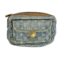 LV モノグラム デニム バムバッグ M95347
