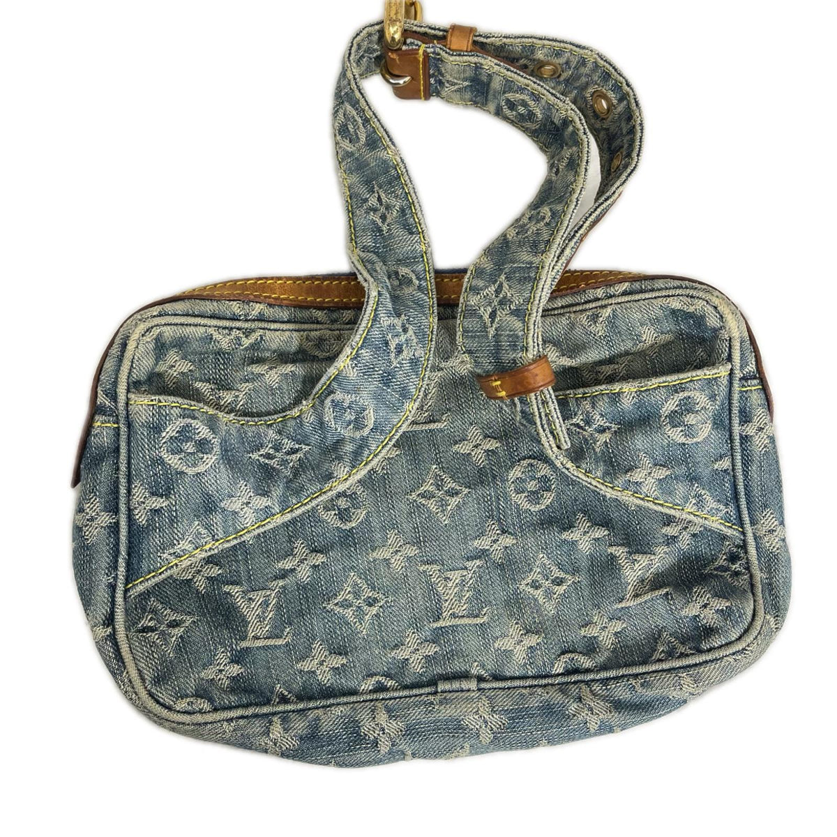 LV モノグラム デニム バムバッグ M95347