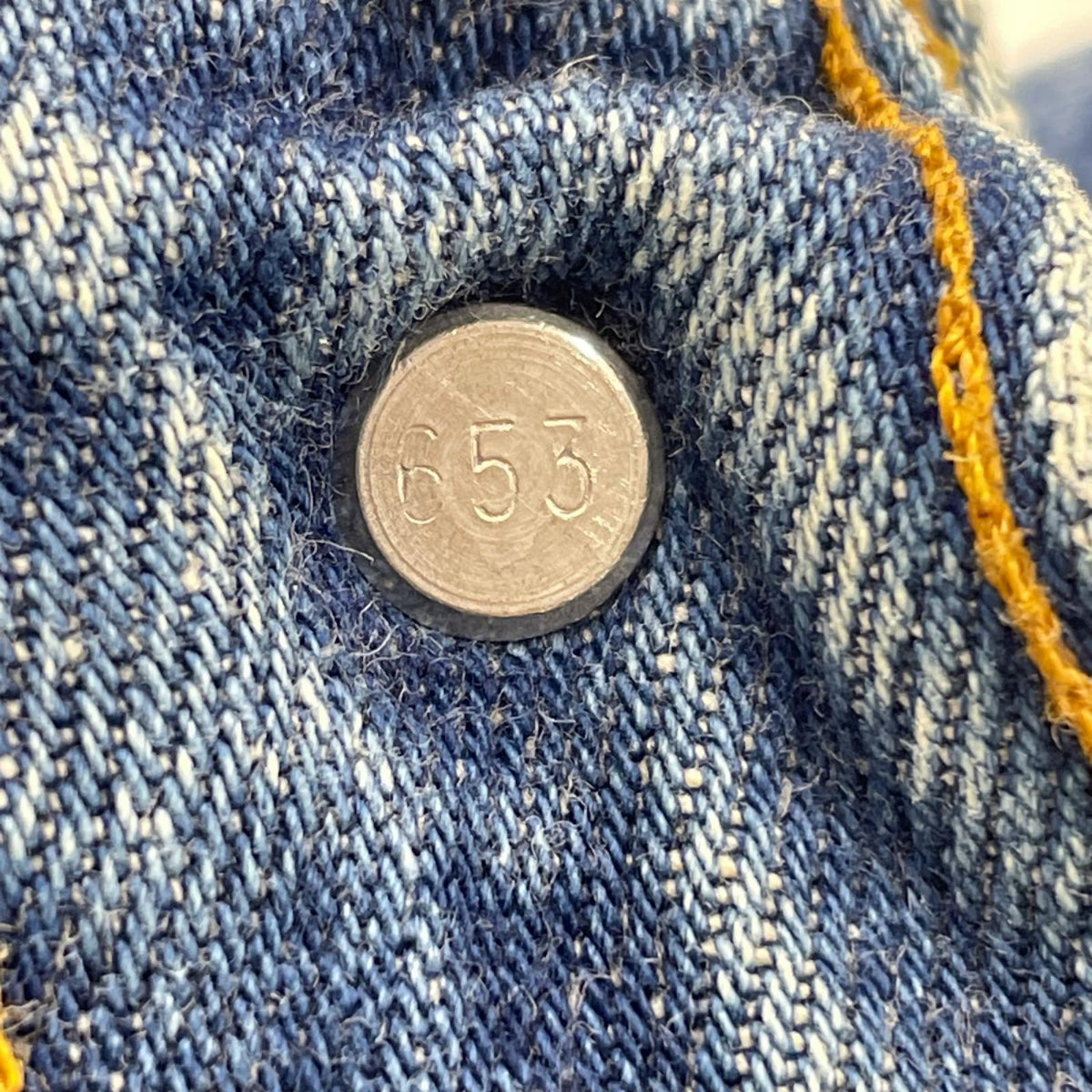 デニムパンツ Levi's 501 USA製 デニムパンツ ボタン裏653 W29L34