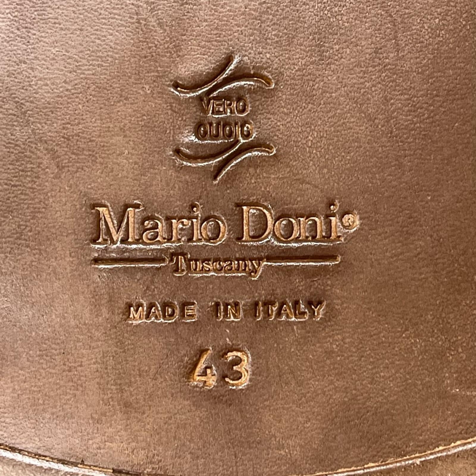 サンダル Mario Doni LIVORNO レザーサンダル (43) 43 ブラウン