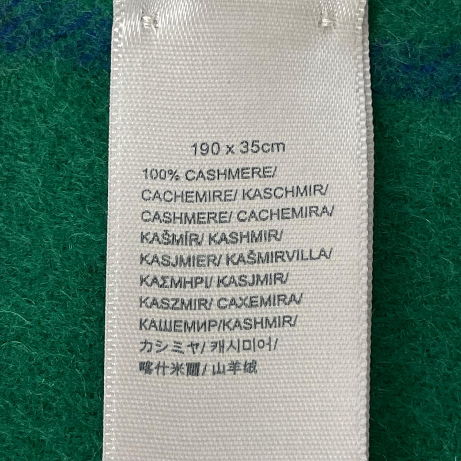 その他アクセサリー カシミヤ100% マフラー チェック