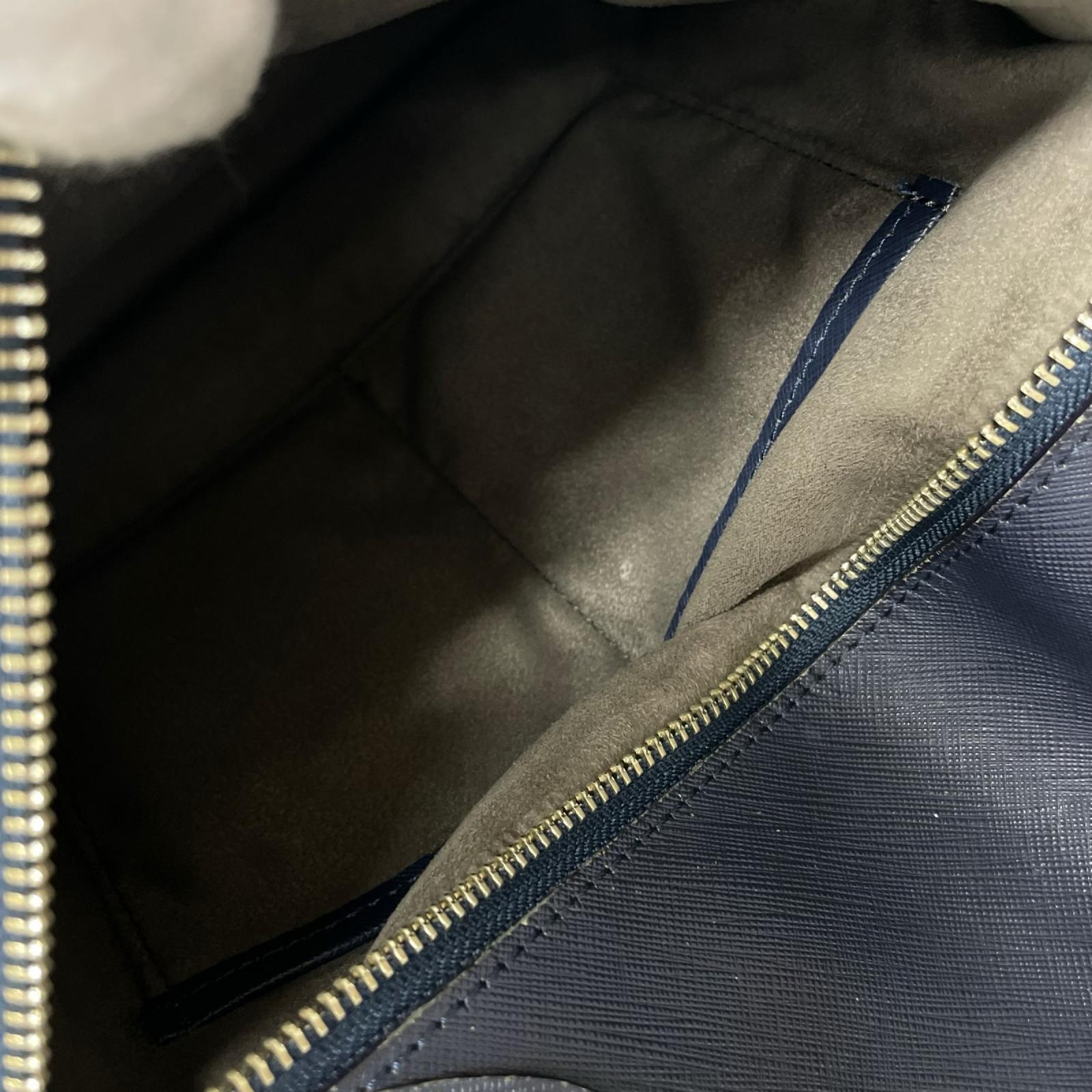 ブリーフケース PELLE MORBIDA ハンドバッグ ネイビー