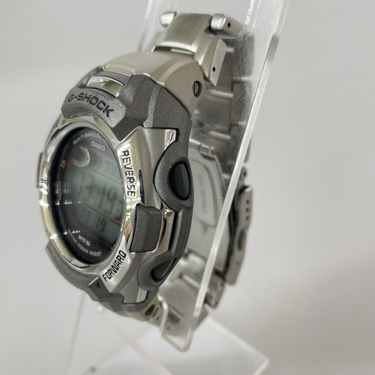 腕時計 デジタル 電波ソーラー ステンレス MTG-M900DA-8CR
