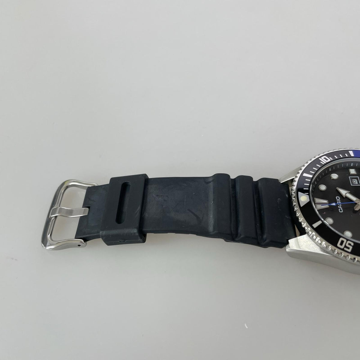 腕時計 ダイバーズ アナログ クォーツ ラバー MDV-107-1A2JF ブラック