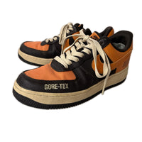 スニーカー AIR FORCE 1 GTX VELVET オレンジ (24.5) 24.5cm (US6 1/2 UK6 EU39) ブラウン