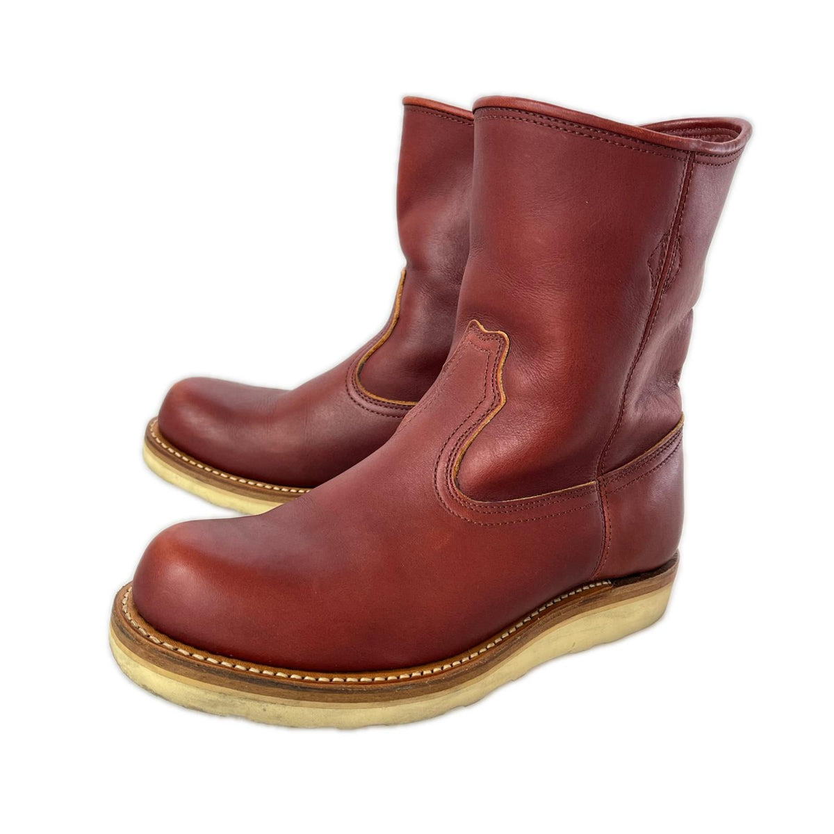 ブーツ PECOS BOOTS ペコスブーツ BURGUNDY US7