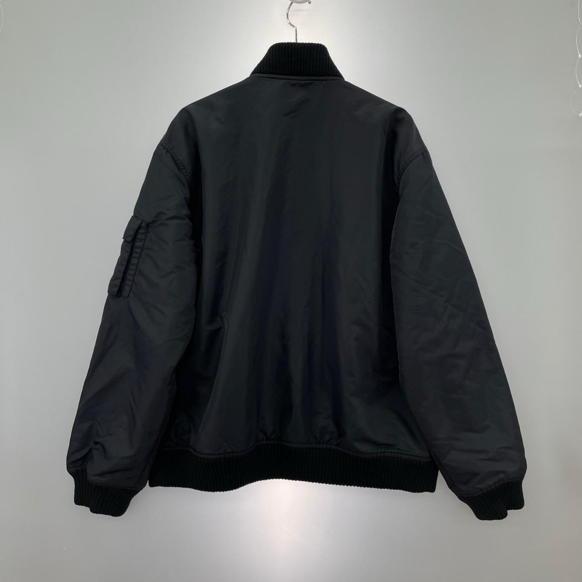 ジャケット ノーカラージャケット 黒 L ブラック