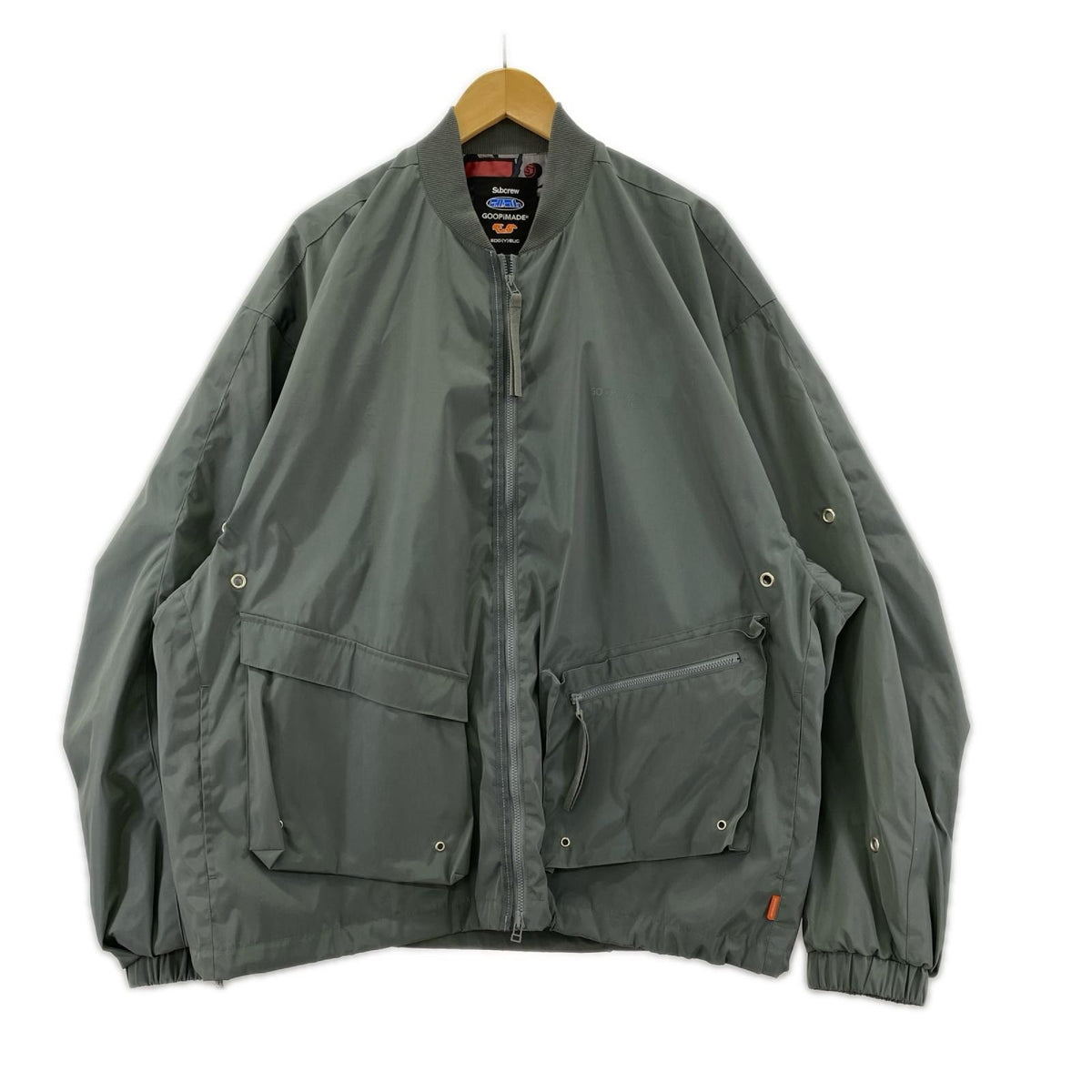 ジャケット GOOPi MADE×subcrew ナイロンジャケット グレー グレー