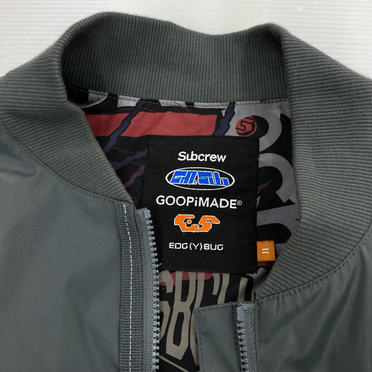 ジャケット GOOPi MADE×subcrew ナイロンジャケット グレー グレー