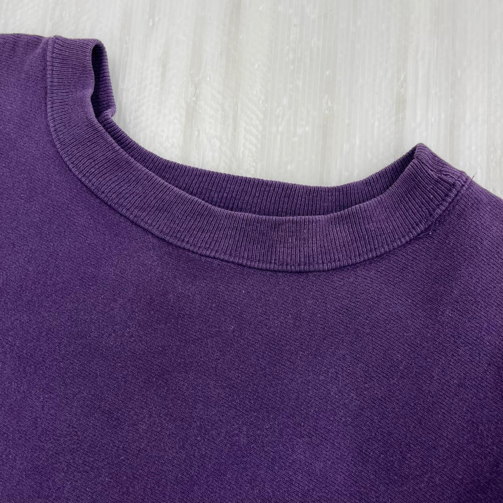 スウェット 90s REVERSE WEAVE パープル L パープル