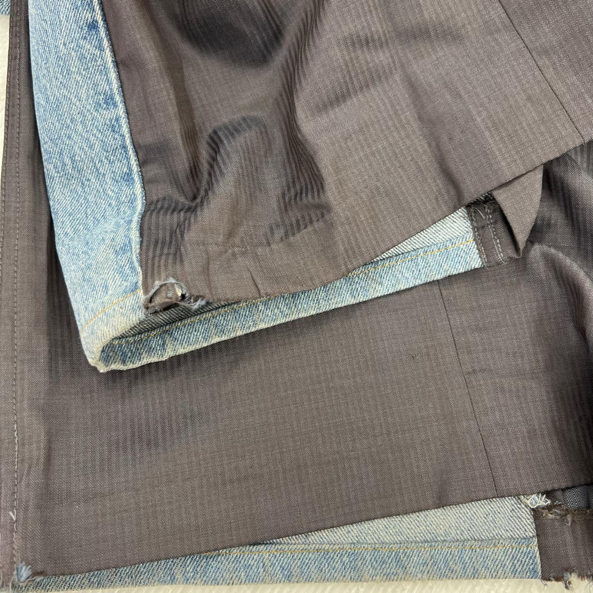 パンツ 3107 Over stock jeans (L) インディゴグレー L