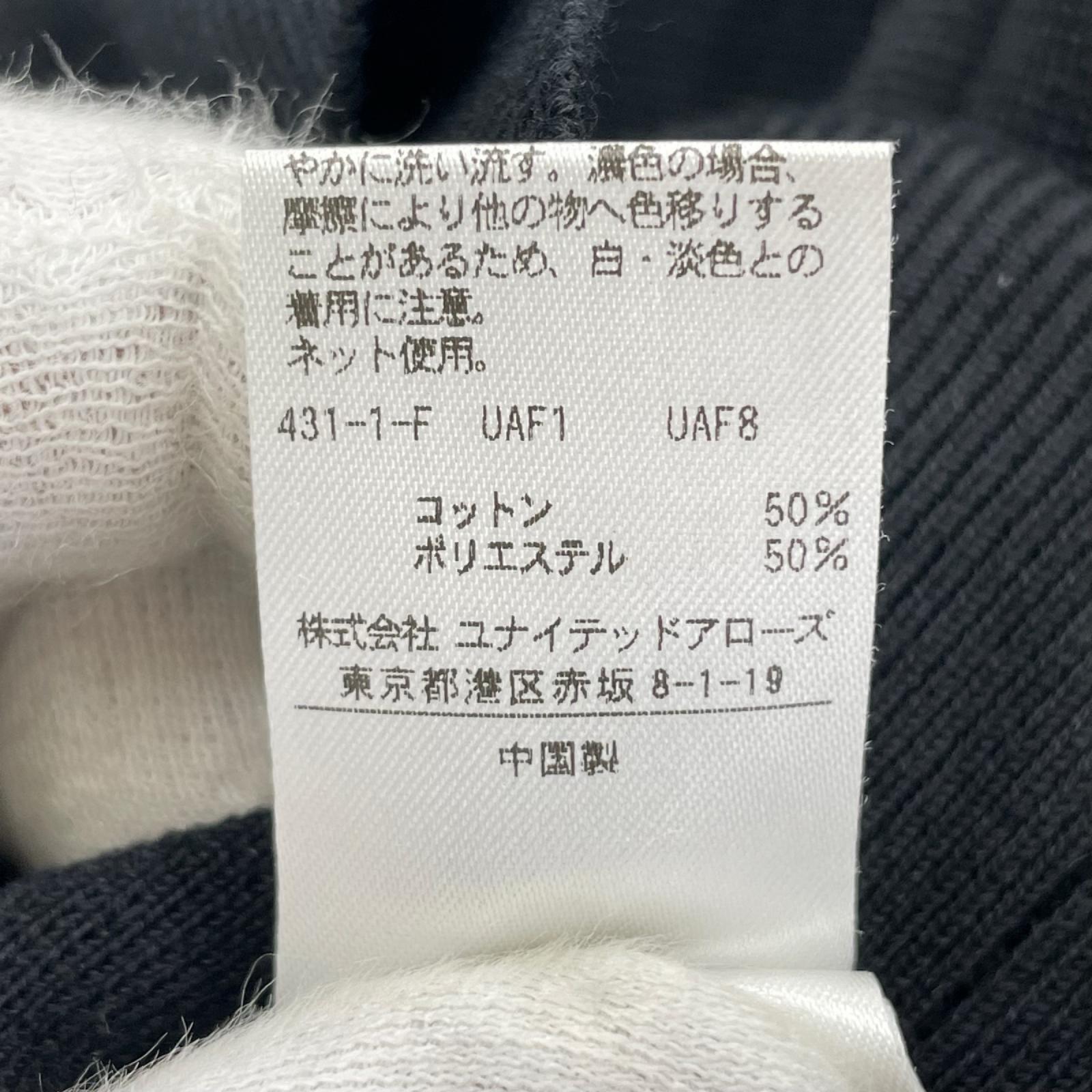 半袖Tシャツ ニット生地 BLK ブラック