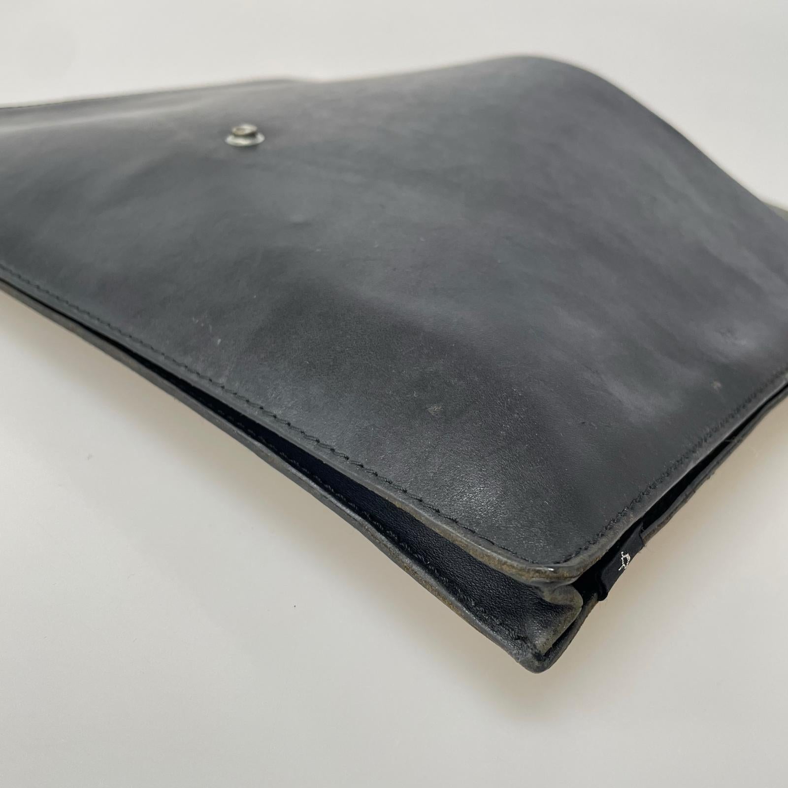 その他バッグ レザークラッチバッグ 黒 ブラック