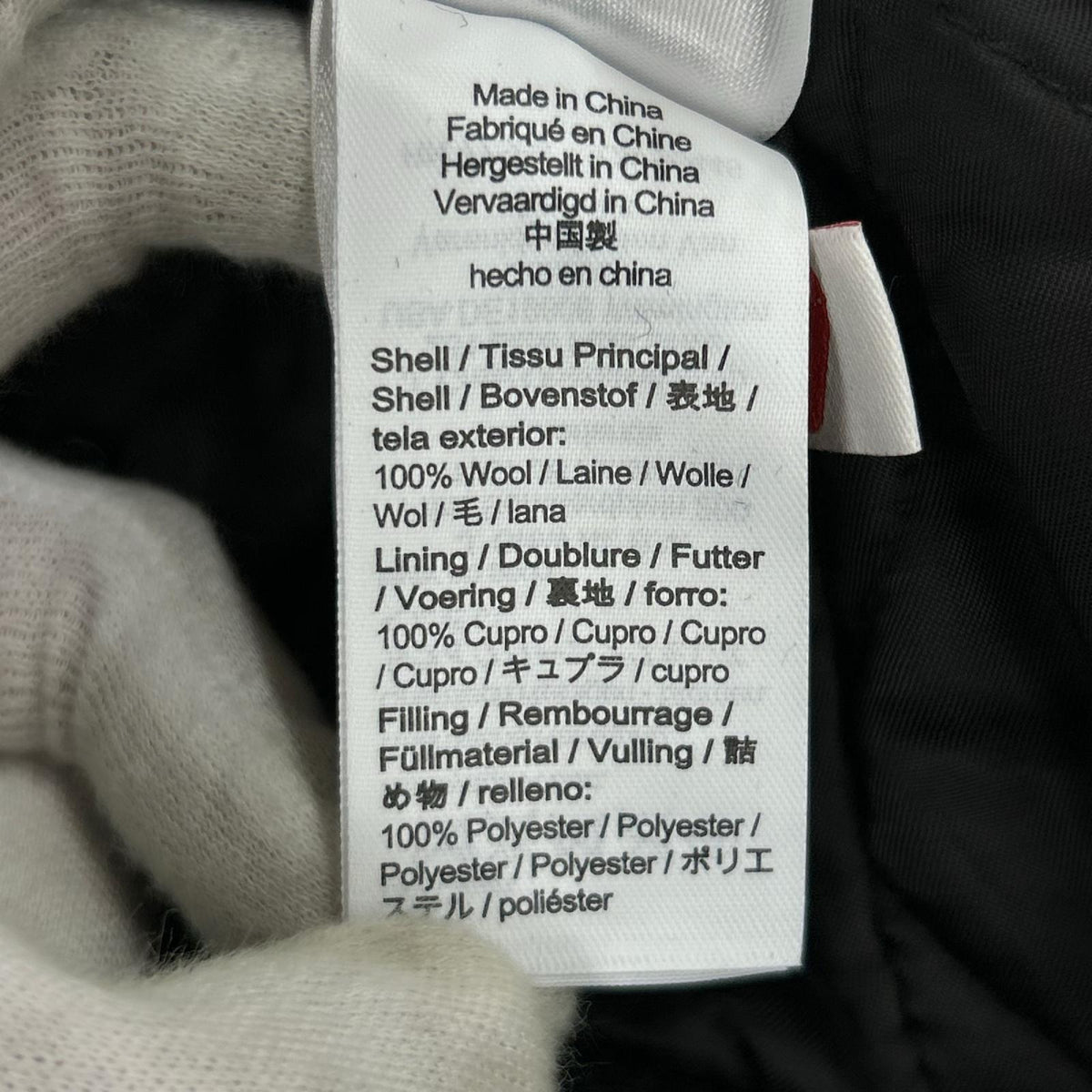 ジャケット Barn Jacket MOON社 ウール チェック 紺黒 (L) L