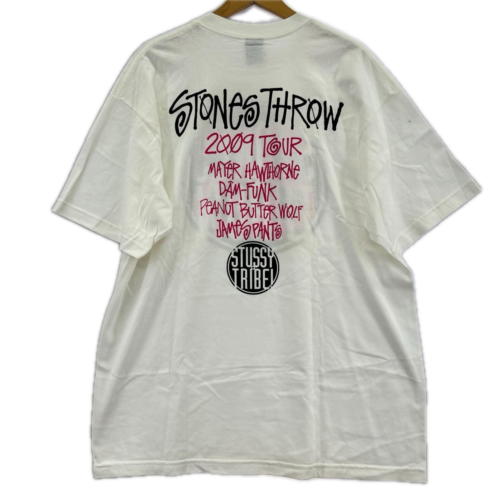 半袖Tシャツ STONE THROW/サイズXL ホワイト