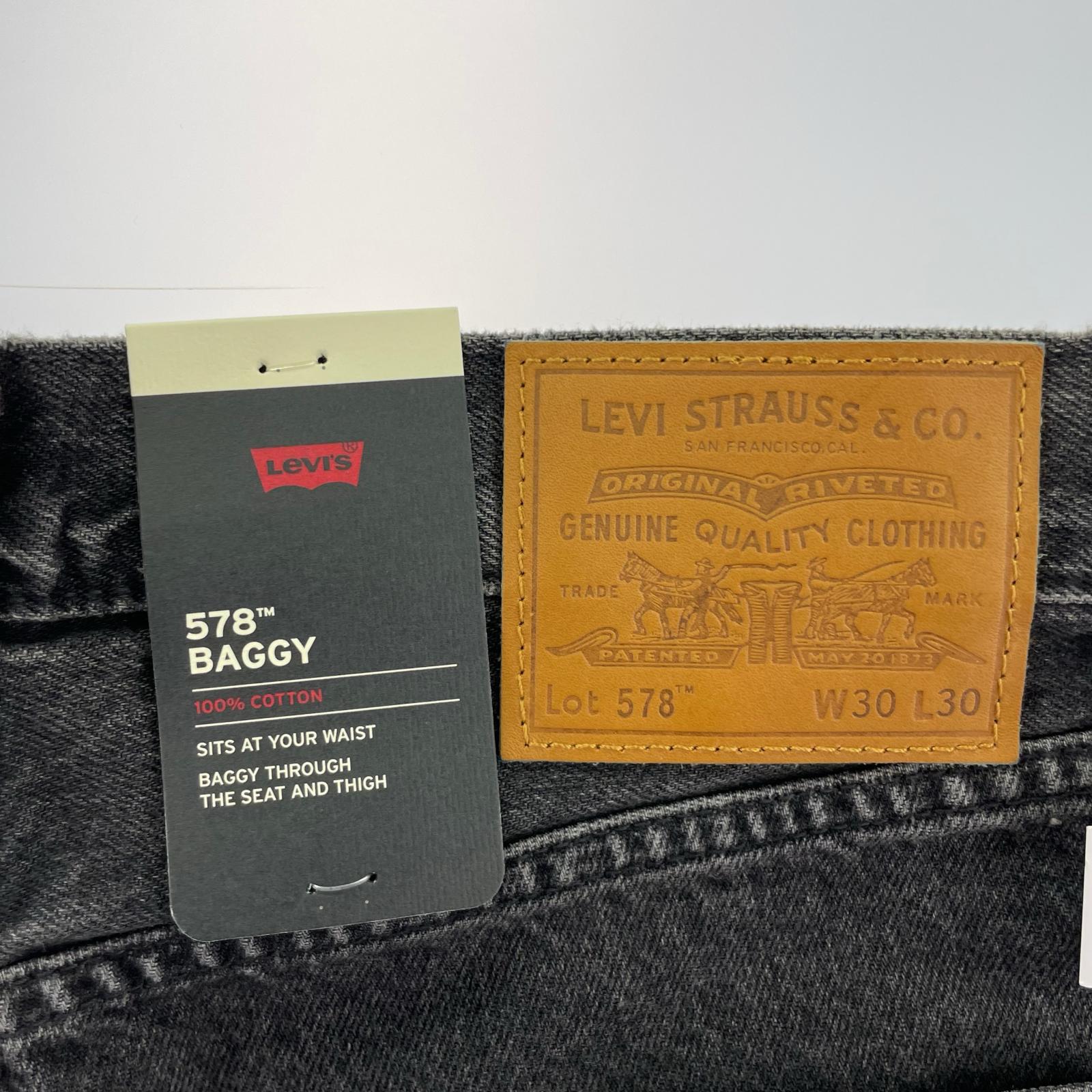 デニムパンツ Lot578 Baggy Jeans 30 ブラック
