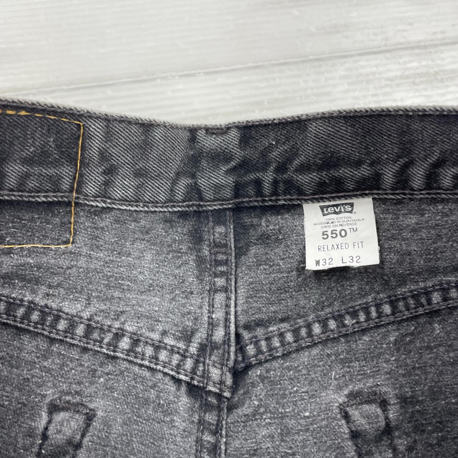 デニムパンツ Lot550 ブラックデニム 32 ブラック