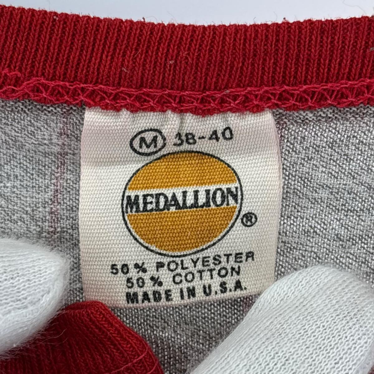 半袖Tシャツ Mellion ヘンリーネック M M グレー