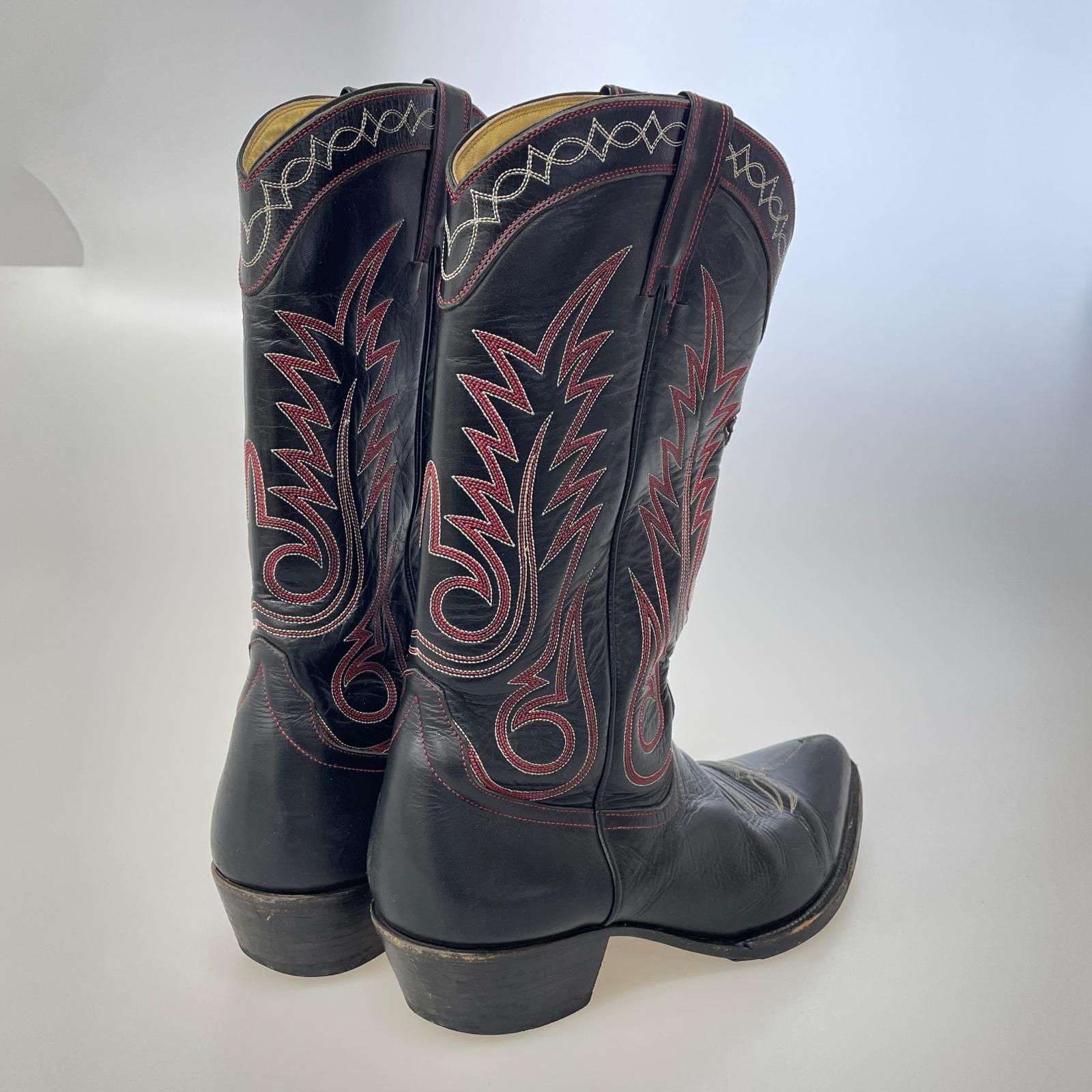 ブーツ R.J.B ウエスタンブーツ US8.5 26.5cm ブラック ブラック