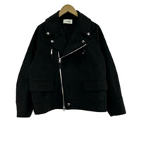 ライダースジャケット RIDERS JACKET ウルトラスエード 黒 (36) 36 ブラック