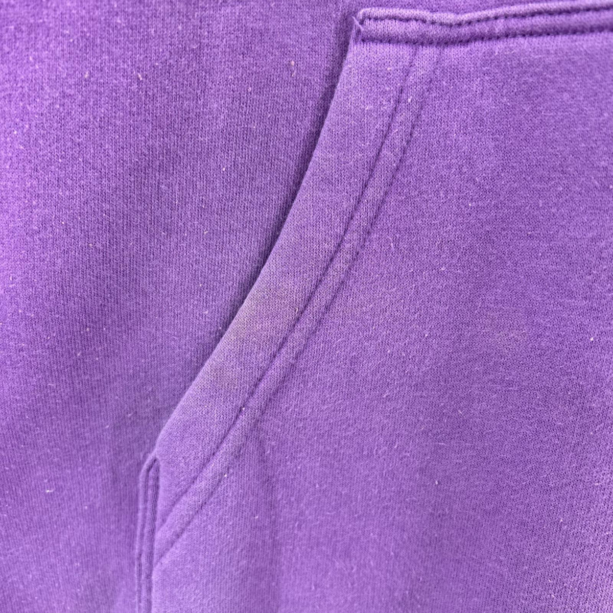 パーカー STUSSY 00S ロゴプリントパーカー M パープル