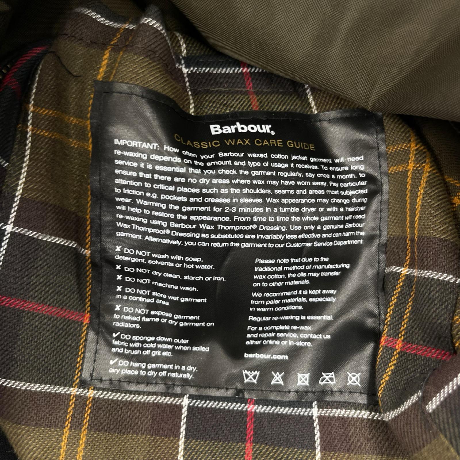 ジャケット BEDALE WAX JACKET(38) 242MWX0018 38 カーキ
