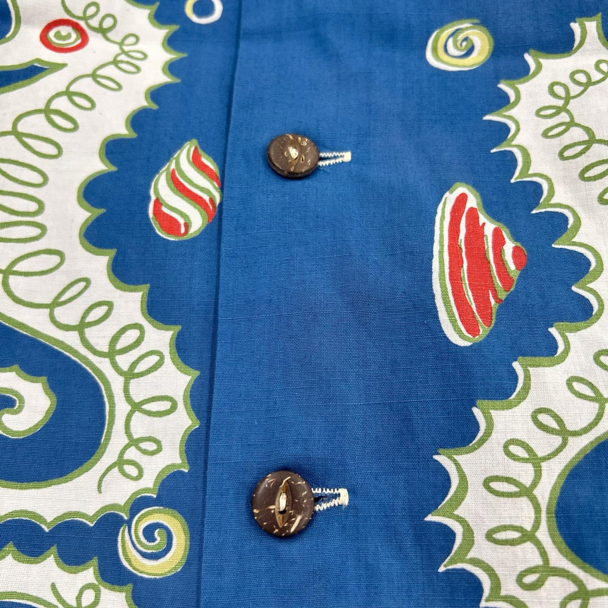 半袖シャツ Seahorse vs Starfish Print Shirt JG‐19 40 ブルー