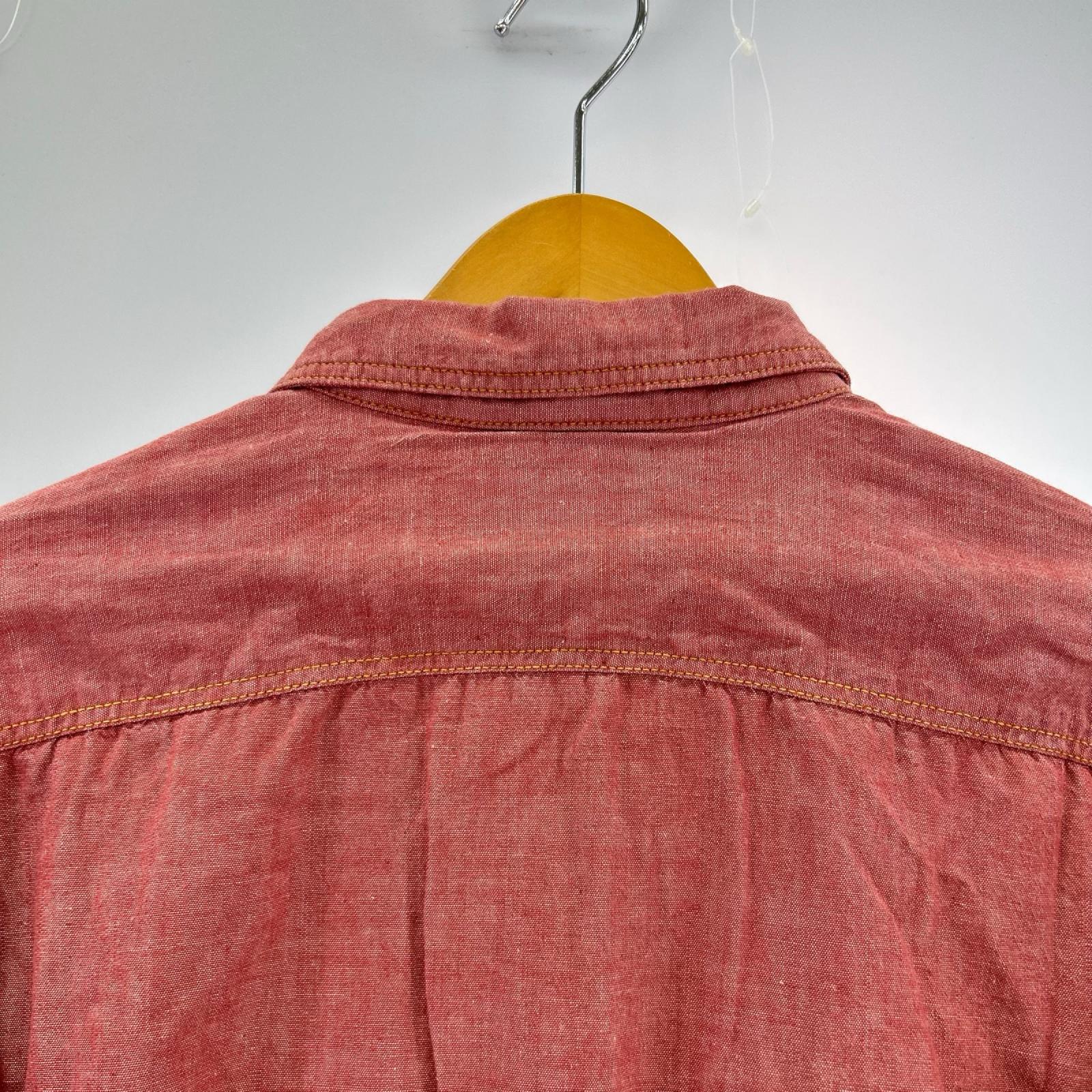 長袖シャツ SKID ROW RED CHAMBRAY SHIRT (16) 2333002 レッド
