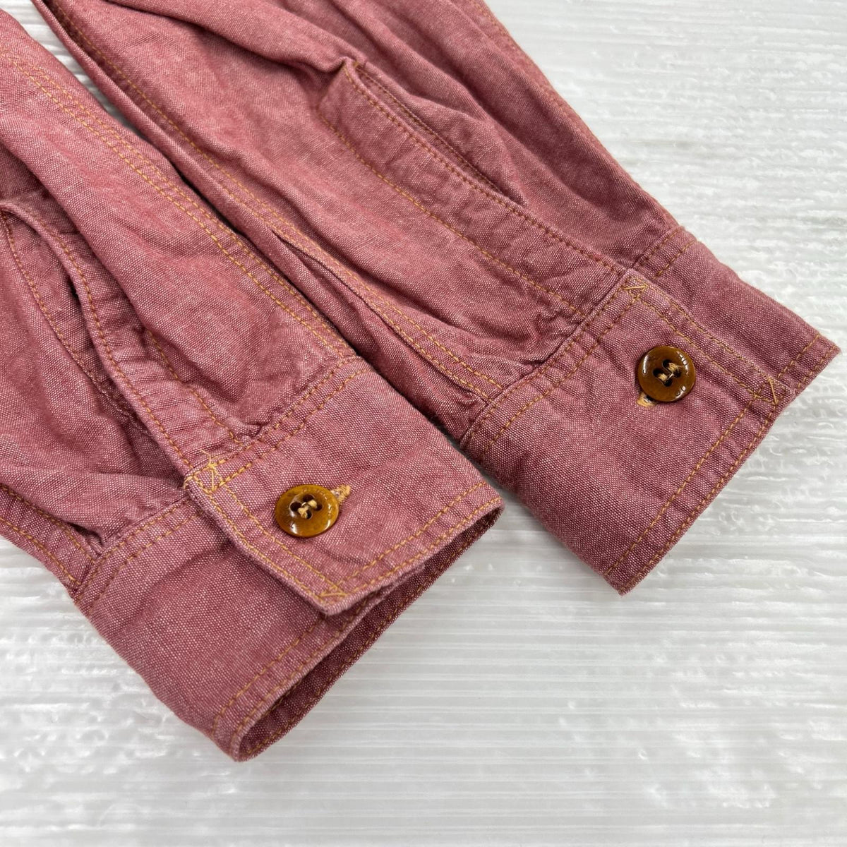 長袖シャツ SKID ROW RED CHAMBRAY SHIRT (16) 2333002 レッド