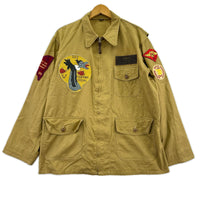 ジャケット M-421a JKT USMCR M-421A (40) VMF322 40 ブラウン