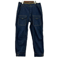 デニムパンツ S-8 AVIATORS TROUSERS DENIM (W35) 34 ネイビー