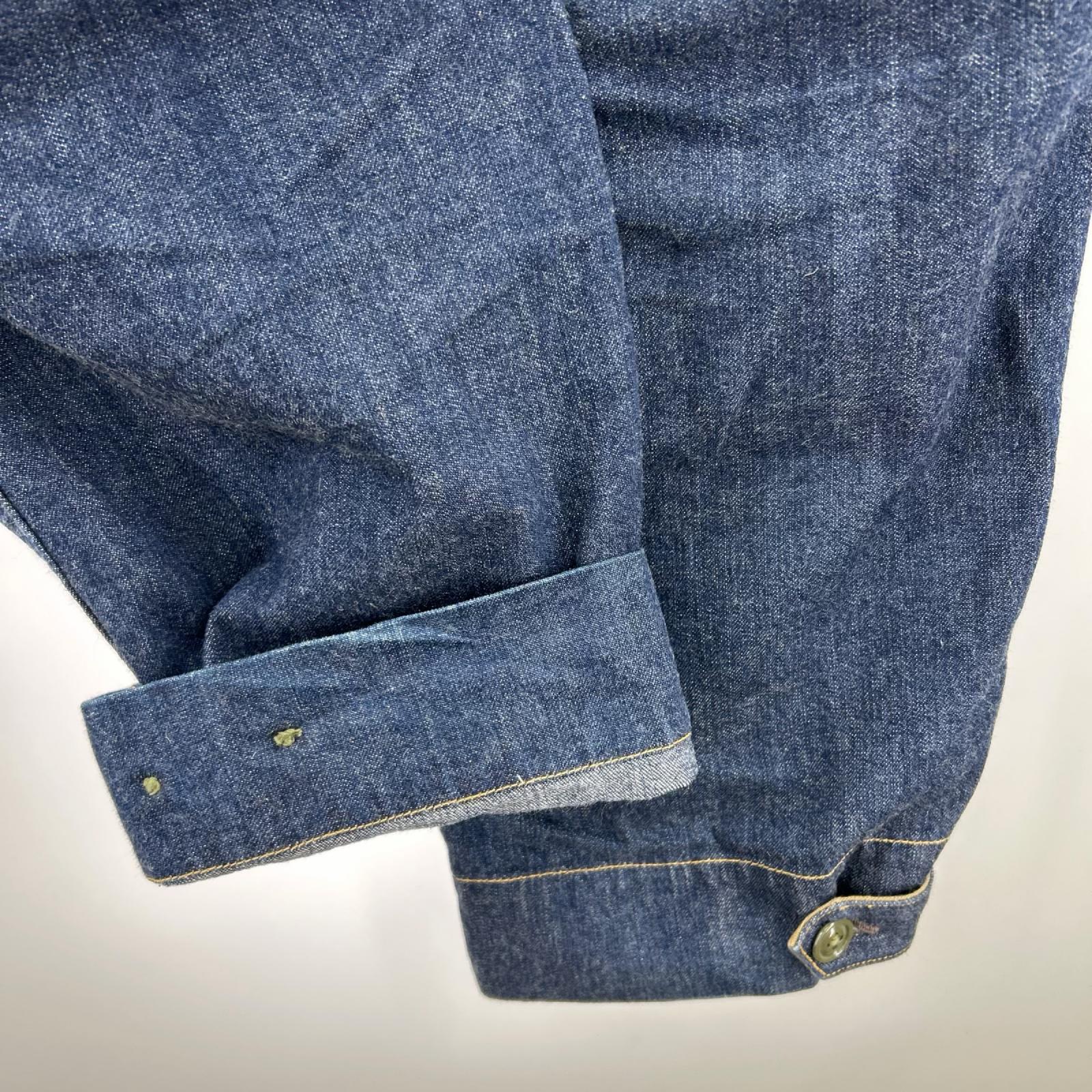 デニムパンツ S-8 AVIATORS TROUSERS DENIM (W35) 34 ネイビー