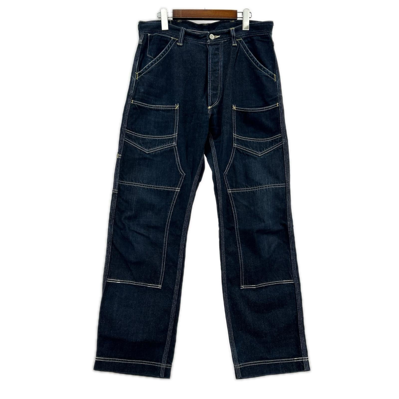 デニムパンツ DERRICKMAN OVERSLLS (W33) 2312004 32 ネイビー